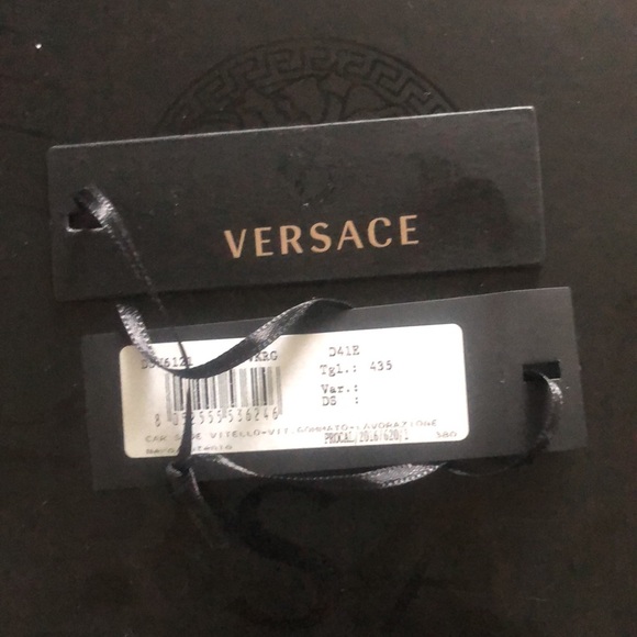 Versace Car Shoe (Loafer) Vitello Vit Gommato + Lavarazione - Picture 5 of 5